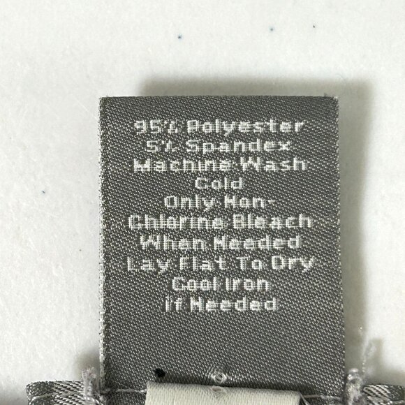 Ann Taylor Dress Size L Black Gray Paisley Twist Collar Sleeveless Pullover - Picture 6 of 8